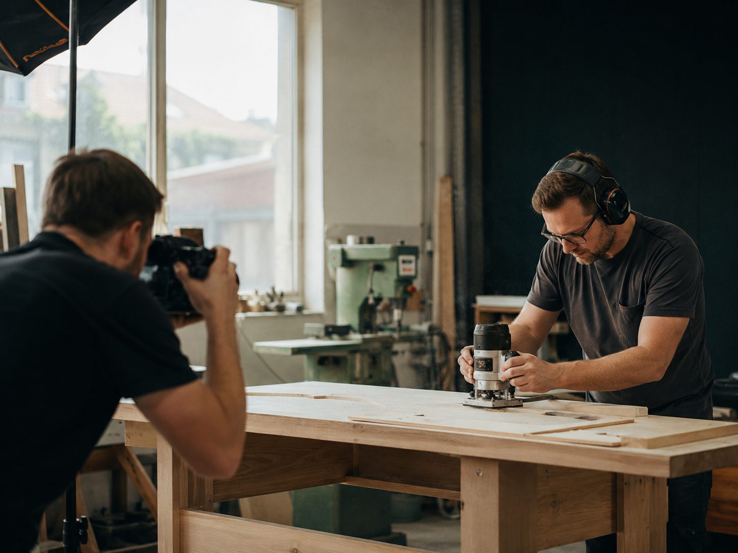 Fotoshooting vor Ort