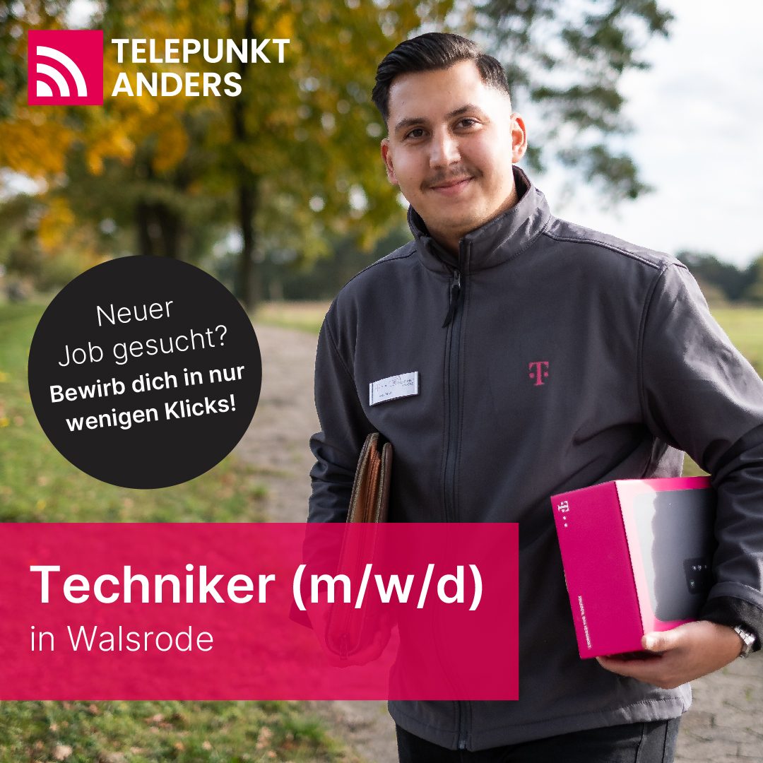 Recruiting-Anzeige für Techniker von Telepunkt Anders